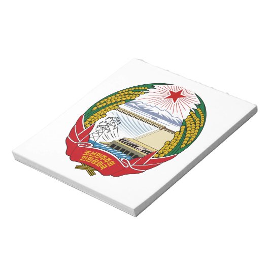 Nationaal Embleem Noord-Korea Notitieblok (Linkerzijde)