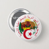 Nationaal embleem van Algerije Ronde Button 5,7 Cm (Voorkant /achterkant)