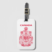 nationaal embleem van Canada Bagagelabel (Voorkant (verticaal))