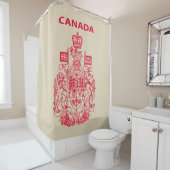nationaal embleem van Canada Douchegordijn (In situ)