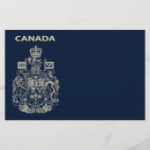 nationaal embleem van Canada Flyer (Achterkant)