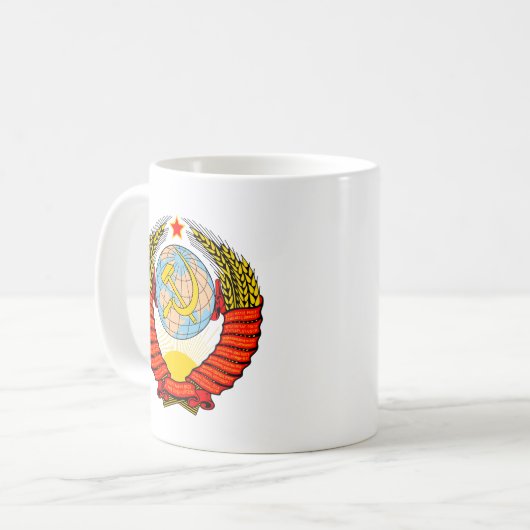 Nationaal Embleem van de Sovjet-Unie Koffiemok (Voorkant links)