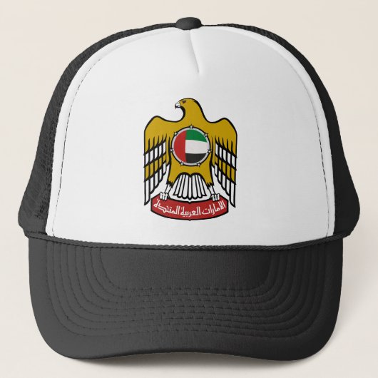 Nationaal Embleem van de Verenigde Arabische Emira Trucker Pet (Voorkant)