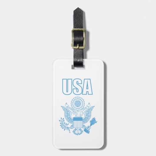 Nationaal embleem van de Verenigde Staten Bagagelabel (Voorkant verticaal)