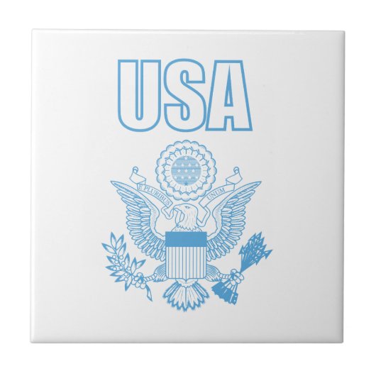 Nationaal embleem van de Verenigde Staten Tegeltje (Voorkant)