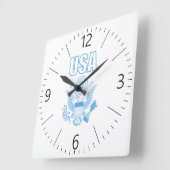 Nationaal embleem van de Verenigde Staten Vierkante Klok (Hoek)