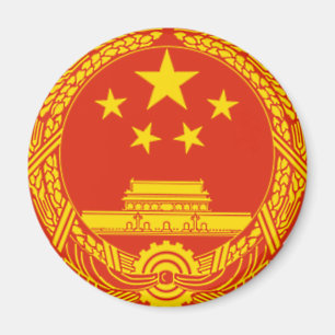 NATIONAAL EMBLEEM VAN DE VOLKSREPUBLIEK CHINA MAGNEET