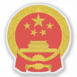 Nationaal Embleem van de Volksrepubliek China Sticker