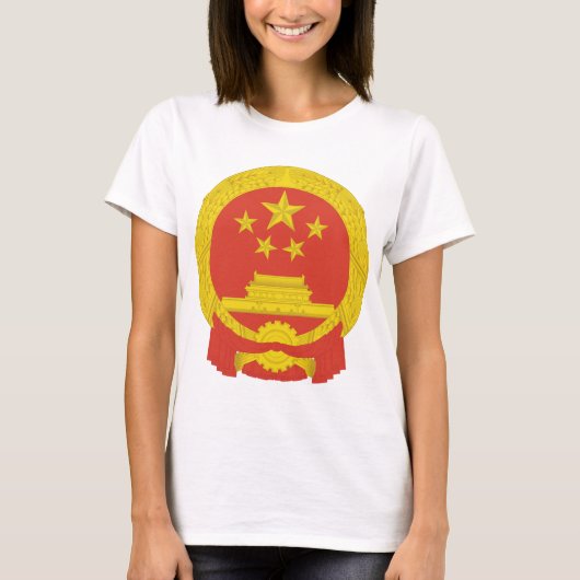 Nationaal Embleem van de Volksrepubliek China T-shirt (Voorkant)