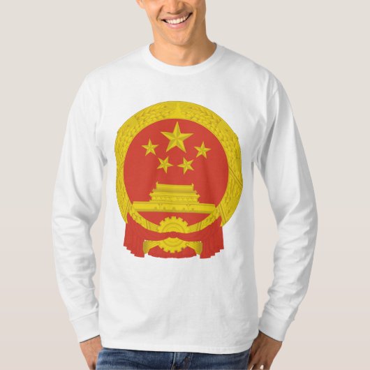 Nationaal Embleem van de Volksrepubliek China T-shirt (Voorkant)