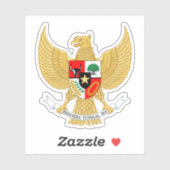 Nationaal embleem van Indonesië Garuda Pancasila Sticker (Vel)