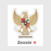 Nationaal Embleem van Indonesië Sticker (Vel)