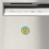 Nationaal embleem van Kazachstan Magneet (Insitu (Vaatwasser))