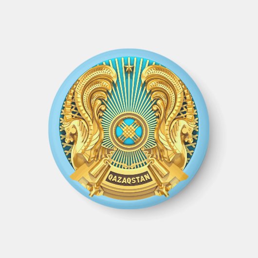 Nationaal embleem van Kazachstan Magneet (Voorkant)
