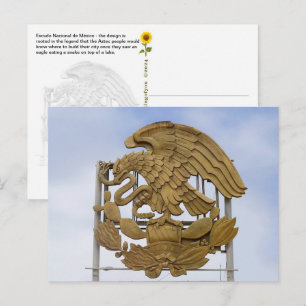 Nationaal embleem van Mexico, Ensenada, BC - Briefkaart