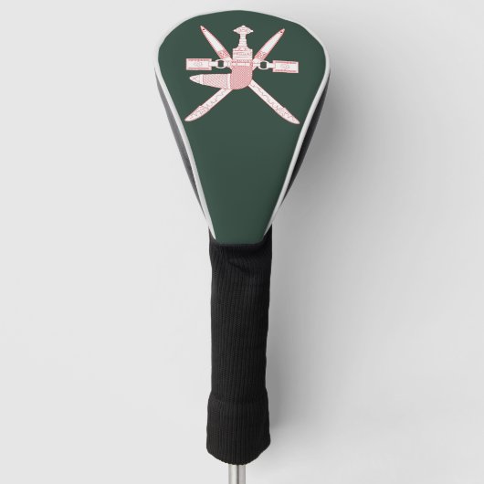 Nationaal Embleem van Oman Golfheadcover (Voorkant)