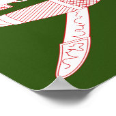 Nationaal Embleem van Oman Poster (Hoek)