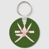 Nationaal Embleem van Oman Sleutelhanger (Voorkant)