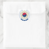 Nationaal Embleem van Zuid-Korea Vierkante Sticker (Tas)