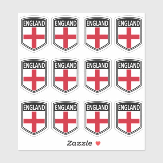 Nationaal - Engeland Sticker (Vel)