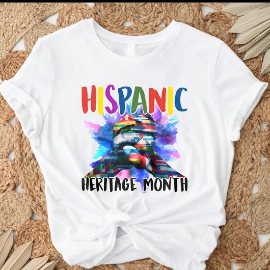 Nationaal erfgoedmaand van de Hispanics T-shirt