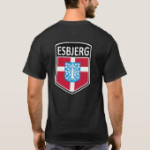 Nationaal - Esbjerg Danmark T-Shirt (Achterkant)