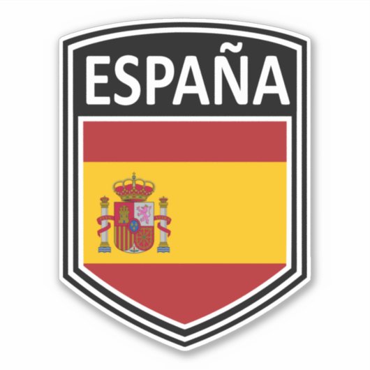 Nationaal - España Sticker (Voorkant)