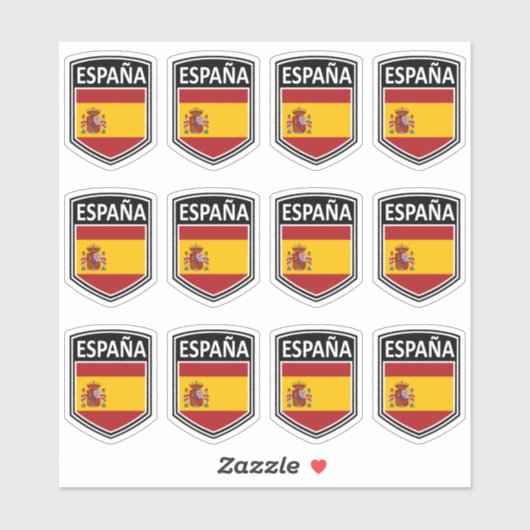Nationaal - España Sticker (Vel)