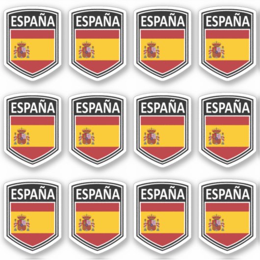 Nationaal - España Sticker (Voorkant)