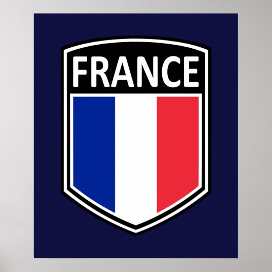 Nationaal - Frankrijk Poster (Voorkant)