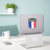 Nationaal - Frankrijk Sticker (Laptop op bureau)