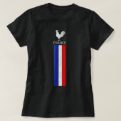 Nationaal Frankrijk Vlag Jersey Frans Football Soc T-shirt (Design voorkant)