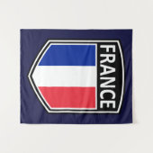 Nationaal - Frankrijk Wandkleed (Voorkant (horizontaal))