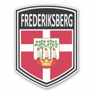 Nationaal - Frederiksberg Denemarken Sticker
