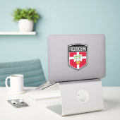 Nationaal - Frederiksberg Denemarken Sticker (Laptop op bureau)