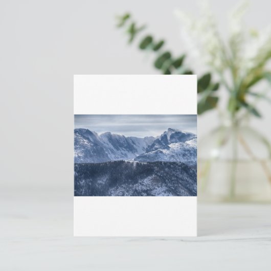 Nationaal gedeelte van het Rocky Mountains Briefkaart (Staand voorkant)