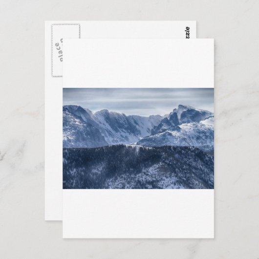 Nationaal gedeelte van het Rocky Mountains Briefkaart (Voorkant / Achterkant)