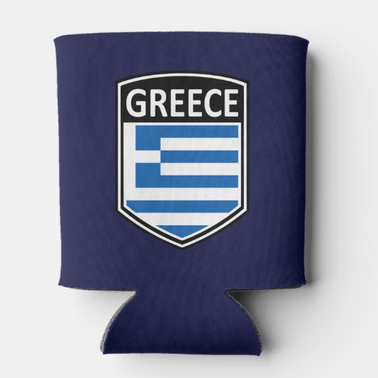 Nationaal - Griekenland Blikjeskoeler (Achterkant)