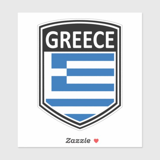 Nationaal - Griekenland Sticker (Vel)