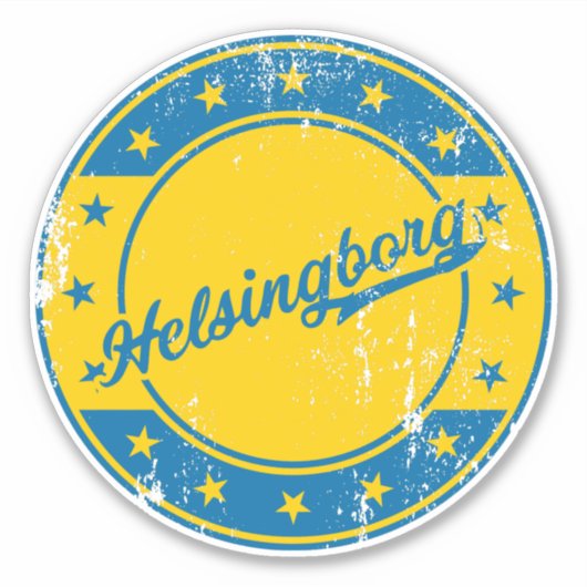 Nationaal - Helsingborg Sverige | Sticker Zweden (Voorkant)