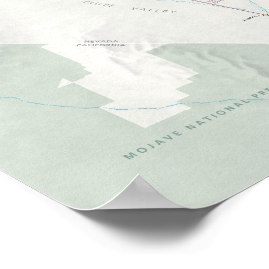 Nationaal herstelgebied meer Mead Poster (Hoek)