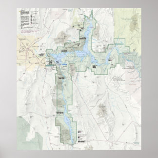 Nationaal herstelgebied meer Mead Poster