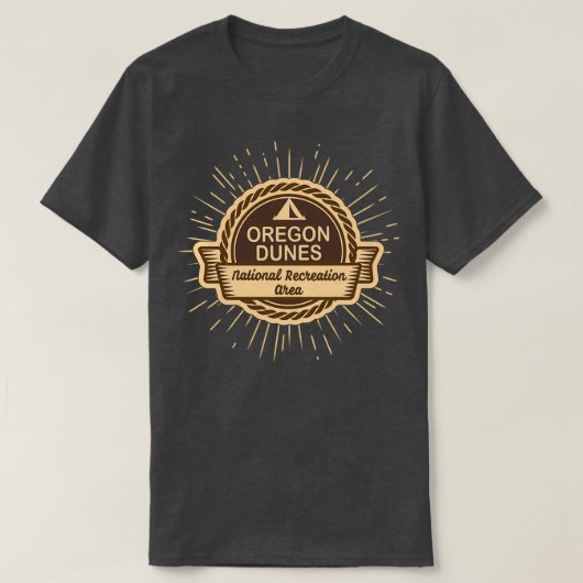 Nationaal herstelgebied Oregon Dunes T-shirt (Design voorkant)