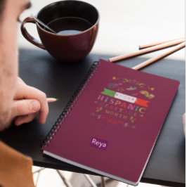 NATIONAAL HISPANIC HERITAGE MAAND ONTWERP NOTITIEBOEK