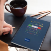 NATIONAAL HISPANIC HERITAGE MAAND ONTWERP NOTITIEBOEK