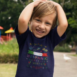 NATIONAAL HISPANIC HERITAGE MAAND ONTWERP T-SHIRT