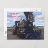 Nationaal historisch park Golden Spike Briefkaart (Voorkant / Achterkant)