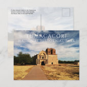 Nationaal historisch park van de Missierk Tumacori Briefkaart (Voorkant / Achterkant)