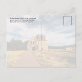 Nationaal historisch park van de Missierk Tumacori Briefkaart (Achterkant)