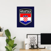 Nationaal - Hrvatska Poster (Thuiskantoor)